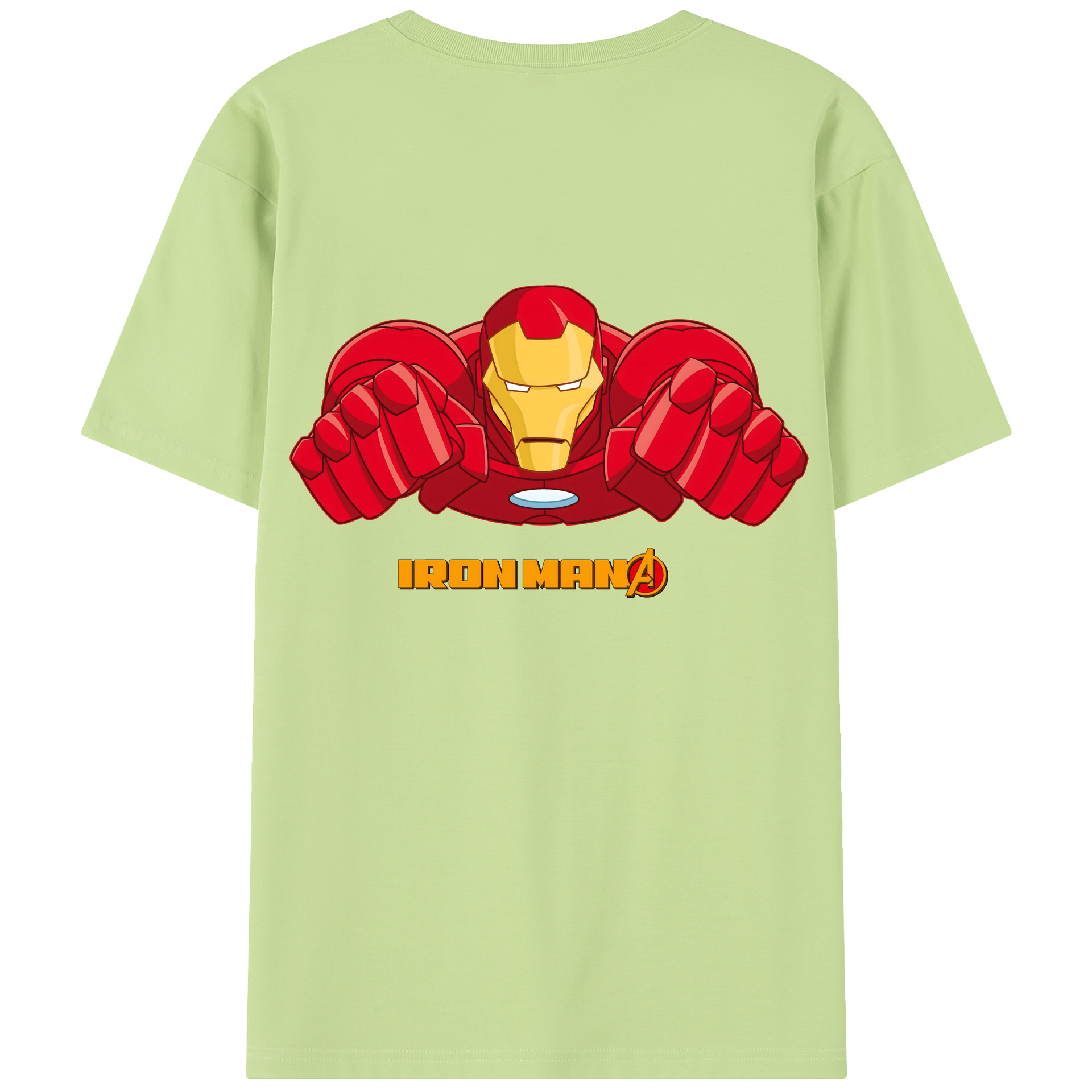 （画像用） アベンジャーズ The Avengers 綿100％半袖Tシャツ（背面プリント）